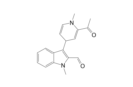 3-ACETYL-4-(2-FORMYL-1-METHYL-3-INDOLYL)-1,4-DIHYDROPYRIDINE