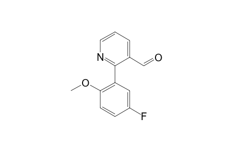2-(5-FLUORO-2-METHOXYPHENYL)-NICOTINALDEHYDE