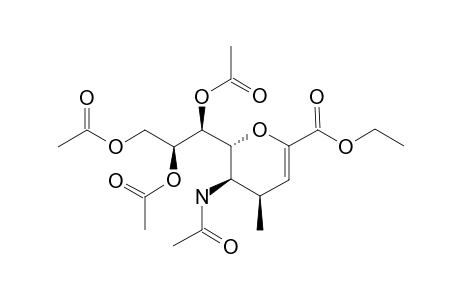 ETHYL_5-ACETAMIDO-7,8,9-TRI-O-ACETYL-2,6-ANHYDRO-3,4,5-TRIDEOXY-4-METHYL-D-GLYCERO-D-TALO-NON-2-ENONATE