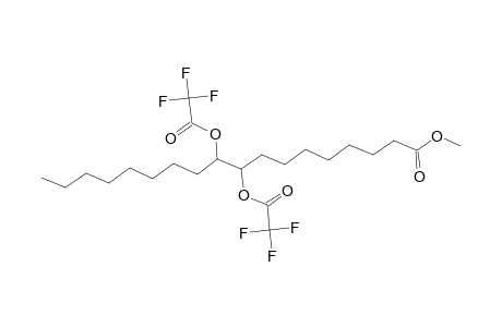 Octadecanoic acid, 9,10-dihydroxy-, methyl ester, bis(trifluoroacetate)