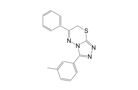 3-(3-methylphenyl)-6-phenyl-7H-[1,2,4]triazolo[3,4-b][1,3,4]thiadiazine