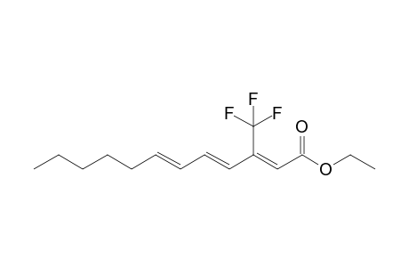 Ethyl 3-(trifluoromethyl)dodeca-2,4,6-trienoate