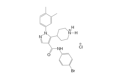 piperidinium, 4-[4-[[(4-bromophenyl)amino]carbonyl]-1-(3,4-dimethylphenyl)-1H-pyrazol-5-yl]-, chloride