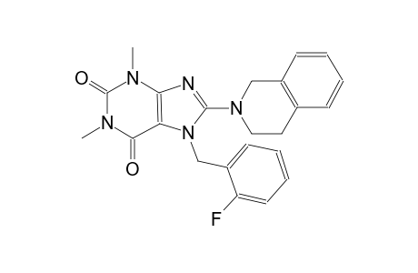 1H-purine-2,6-dione, 8-(3,4-dihydro-2(1H)-isoquinolinyl)-7-[(2-fluorophenyl)methyl]-3,7-dihydro-1,3-dimethyl-