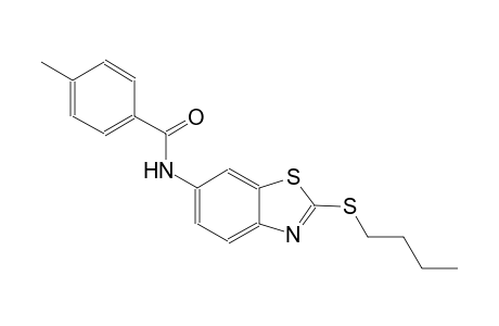 N-[2-(butylsulfanyl)-1,3-benzothiazol-6-yl]-4-methylbenzamide