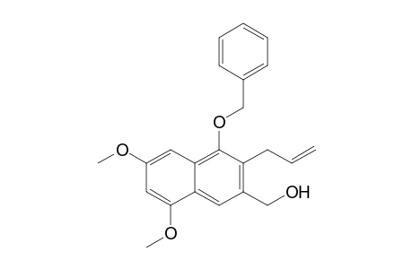 [4-(Benzyloxy)-3-allyl-6,8-dimethoxy-2-naphthyl]-methanol