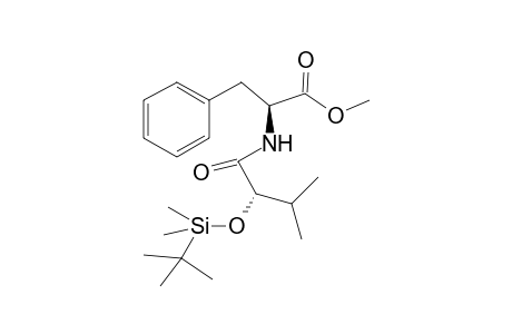 O-t-Butyldimethylsilyl-(S)-Hiva-(S)-Phe-OMe