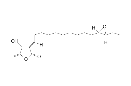 2(3H)-FURANONE, 3-[10-(3-ETHYLOXIRANYL)DECYLIDENE]-DIHYDRO-4-HYDROXY-5-METHYLENE-