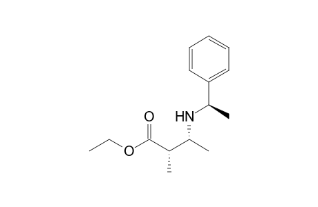 (2S,3R,.alpha.R)-Ethyl 3-[N-(.alpha.-methylbenzyl)amino]-2-methylbutanoate