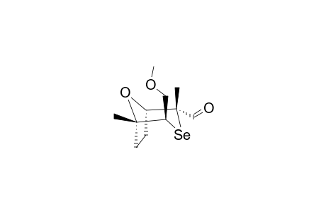 2-EXO-(METHOXYMETHYL)-1,4-DIMETHYL-8-OXA-3-SELENA-BICYClO-[3.2.1]-OCTAN-4-ENDO-CARBOXALDEHYDE