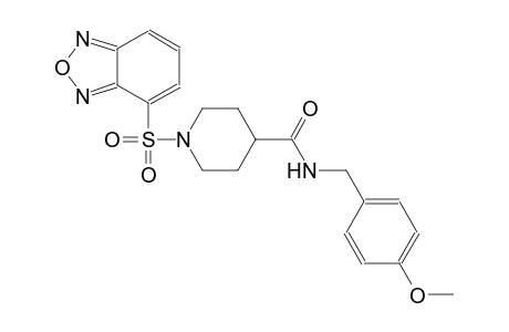 1-(2,1,3-benzoxadiazol-4-ylsulfonyl)-N-(4-methoxybenzyl)-4-piperidinecarboxamide