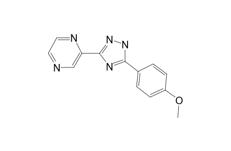 2-[5-(4-Methoxyphenyl)-1H-1,2,4-triazol-3-yl]pyrazine