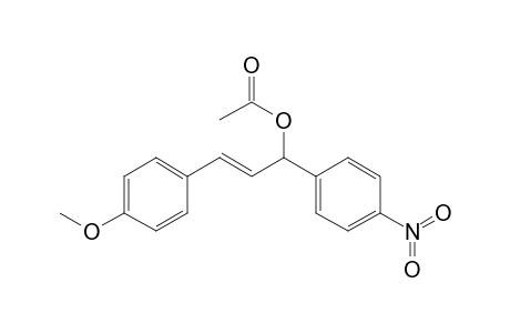 3-(4-Methoxyphenyl)-1-(4-nitrophenyl)-2-propen-1-ol acetate