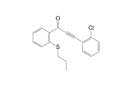 3-(2-Chlorophenyl)-1-[2-(propylthio)phenyl]prop-2-yn-1- one