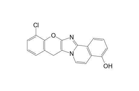 12-Chloro-4-hydroxy-8H-chromeno[2',3':4,5]imidazo[2,1-a]-isoquinoline