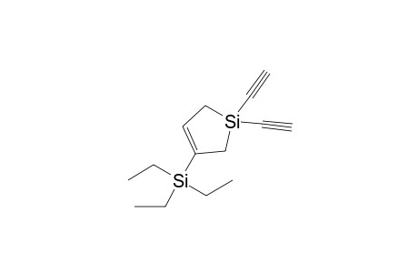 1,1-Diethynyl-3-triethylsilyl-1-silacyclopent-3-ene