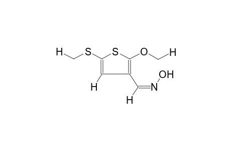 (Z)-2-METHOXY-5-METHYLTHIO-3-(HYDROXYIMINOMETHYL)THIOPHENE