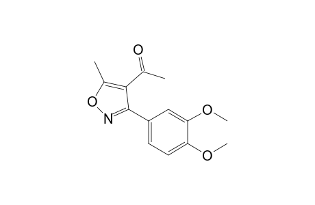 1-[3-(3,4-dimethoxyphenyl)-5-methyl-1,2-oxazol-4-yl]ethanone
