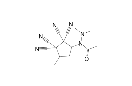 acetic acid, 2,2-dimethyl-1-(2,2,3,3-tetracyano-4-methylcyclopentyl)hydrazide