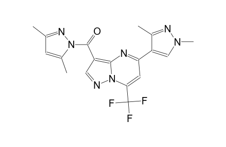 5-(1,3-dimethyl-1H-pyrazol-4-yl)-3-[(3,5-dimethyl-1H-pyrazol-1-yl)carbonyl]-7-(trifluoromethyl)pyrazolo[1,5-a]pyrimidine