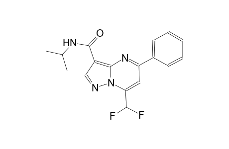 7-(difluoromethyl)-N-isopropyl-5-phenylpyrazolo[1,5-a]pyrimidine-3-carboxamide