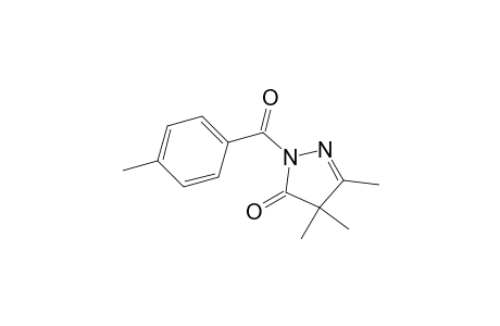 4,4,5-trimethyl-2-(4-methylbenzoyl)pyrazol-3-one