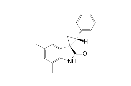 (1S,2R)-5',7'-dimethyl-2-phenylspiro[cyclopropane-1,3'-indolin]-2'-one
