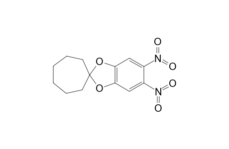 5,6-Dinitrospiro[1,3-benzodioxole-2,1'-cycloheptane]