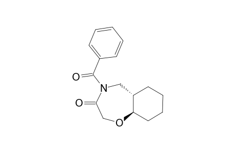 TRANS-4-BENZOYL-PERHYDRO-1,4-OXAZEPIN-3-ONE
