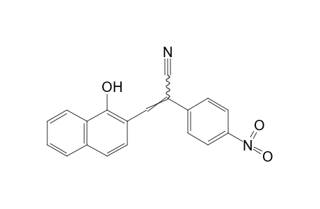 1-HYDROXY-alpha-(p-NITROPHENYL)-2-NAPHTHALENEACRYLONITRILE