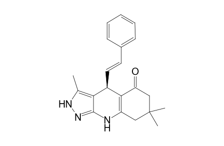 3,7,7-Trimethyl-4-(.beta.-stiryl)-4,7,8,9-tetrahydro-2H-pyrazolo[3,4-b]quinolin-5(6H)-one