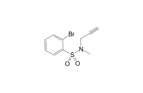2-Bromo-N-methyl-N-(prop-2-ynyl)benzenesulfonamide