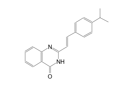 2-[(E)-2-(4-isopropylphenyl)ethenyl]-4(3H)-quinazolinone