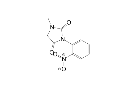 2,4-Imidazolidinedione, 1-methyl-3-(2-nitrophenyl)-