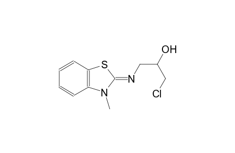 1-chloro-3-[((2Z)-3-methyl-1,3-benzothiazol-2(3H)-ylidene)amino]-2-propanol