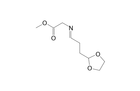 Methyl N-(1,3-dioxolan-2-yl)propylideneglycinate