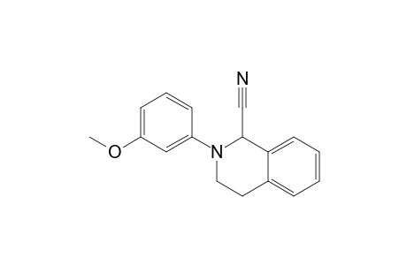 2-(3-METHOXYPHENYL)-1,2,3,4-TETRAHYDROISOQUINOLINE-1-CARBONITRILE