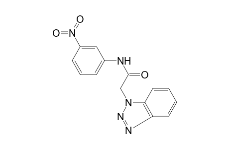 2-(1H-1,2,3-Benzotriazol-1-yl)-N-(3-nitrophenyl)acetamide