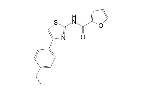 N-[4-(4-ethylphenyl)-1,3-thiazol-2-yl]-2-furamide