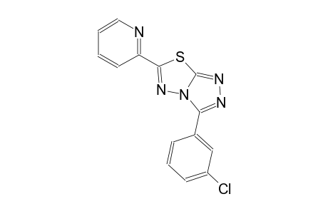 3-(3-chlorophenyl)-6-(2-pyridinyl)[1,2,4]triazolo[3,4-b][1,3,4]thiadiazole