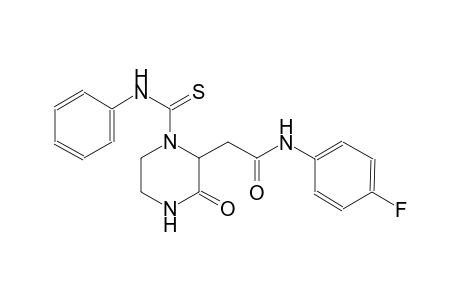 2-[1-(anilinocarbothioyl)-3-oxo-2-piperazinyl]-N-(4-fluorophenyl)acetamide