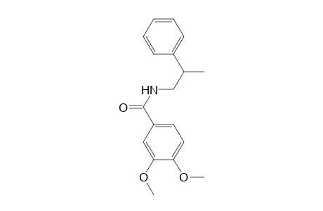 3,4-Dimethoxy-N-(2-phenylpropyl)benzamide