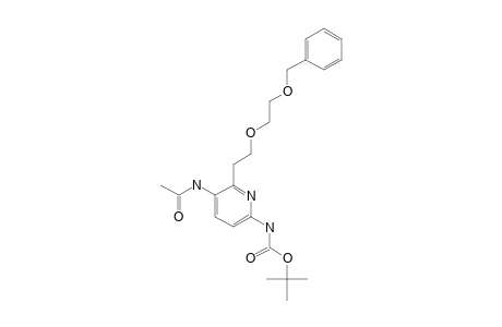 TERT.-BUTYL-N-[5-ACETAMIDO-6-(2-BENZYLOXY-ETHOXY)-ETHYL-PYRIDIN-2-YL]-CARBAMATE