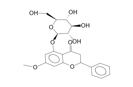 PINOSTROBIN-5-O-BETA-D-GLUCOPYRANOSIDE