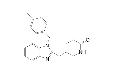 propanamide, N-[3-[1-[(4-methylphenyl)methyl]-1H-benzimidazol-2-yl]propyl]-