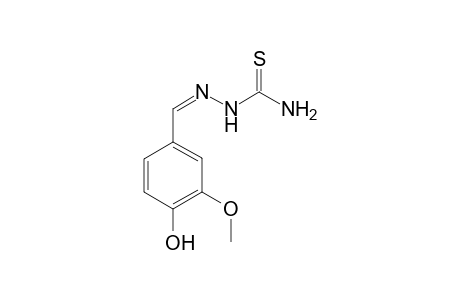 2-(3-Methoxy-4-hydroxybenzylidine)hydrazinecarbothioamide
