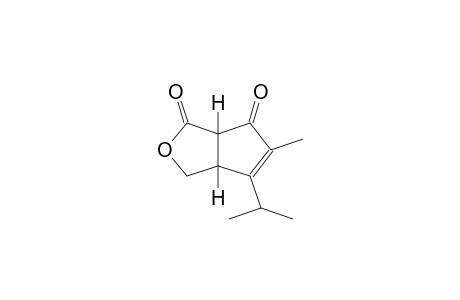 1H-CYCLOPENTA[C]FURAN-1,6(3H)-DIONE, 3A,6A-DIHYDRO-5-METHYL-4-(1-METHYLETHYL)-