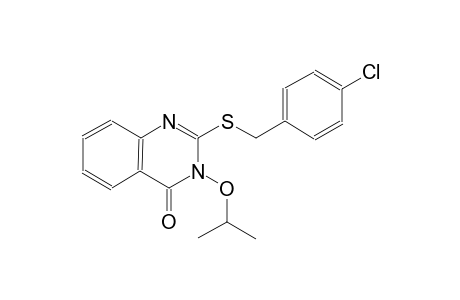 2-[(4-chlorobenzyl)sulfanyl]-3-isopropoxy-4(3H)-quinazolinone