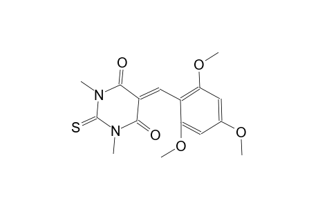 1,3-dimethyl-2-thioxo-5-(2,4,6-trimethoxybenzylidene)dihydro-4,6(1H,5H)-pyrimidinedione