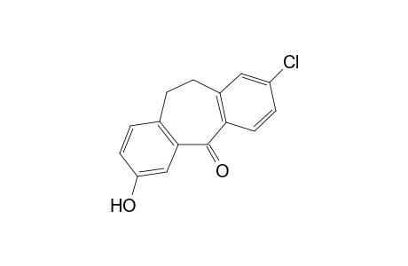 2-Chloro-7-hydroxy-10,11-dihydro-dibenzo[a,d]cyclohepten-5-one
